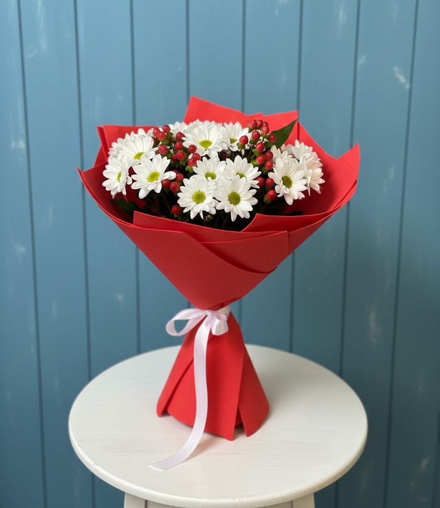 Букет цветов из: Хризантемы в Ксеньевке