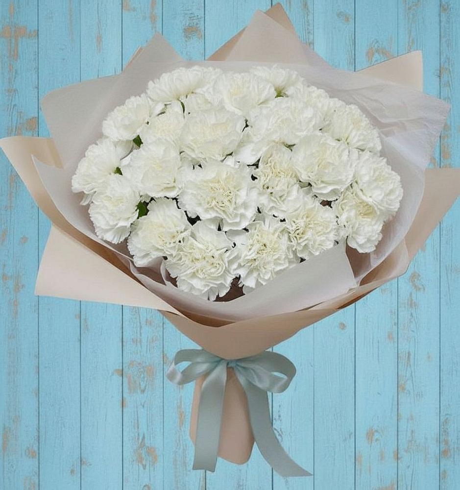 Букет цветов из: Гвоздики в Ксеньевке