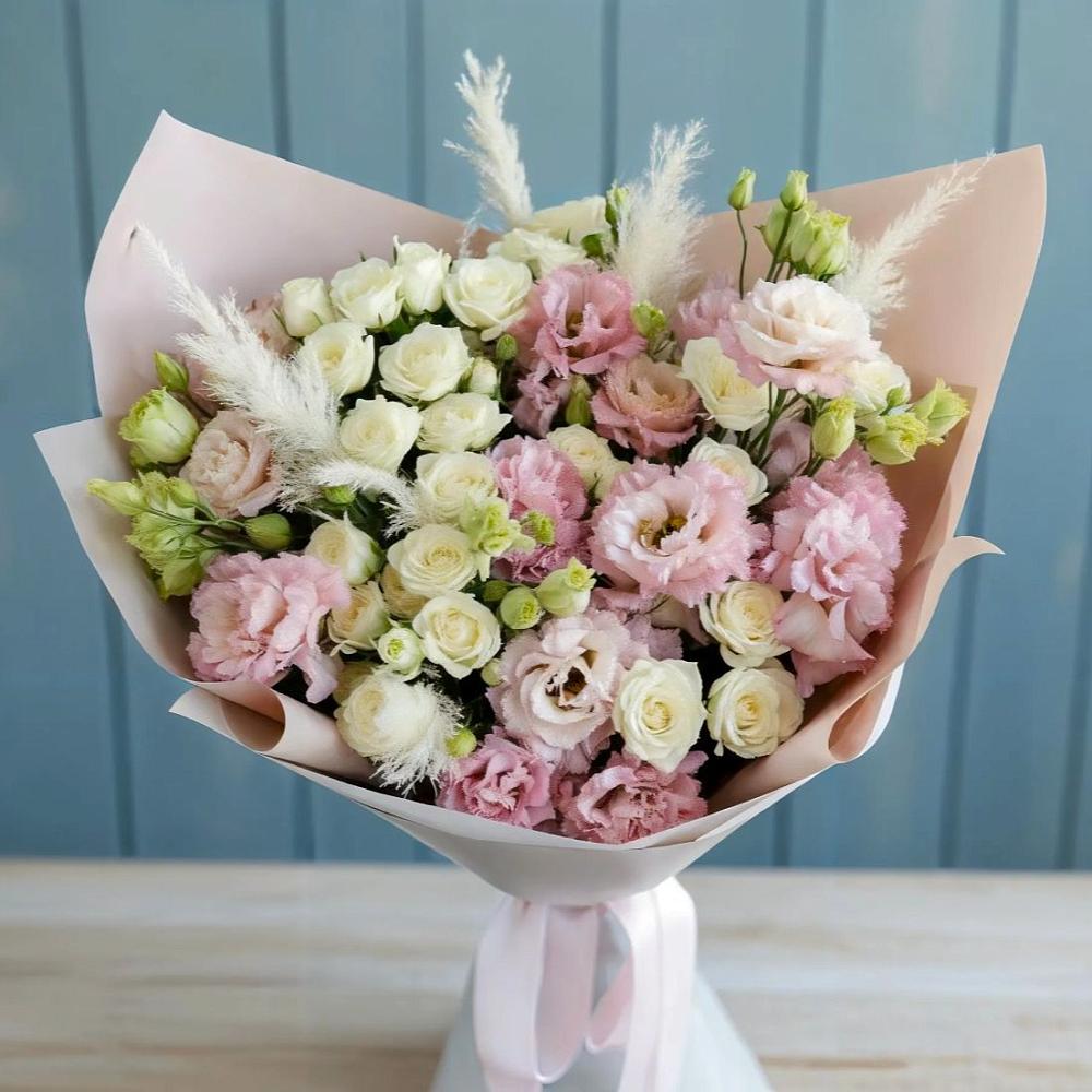 Букет цветов из: Альстромерии и Розы в Ксеньевке