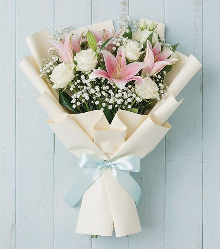 Букет цветов из: Лилии в Ксеньевке