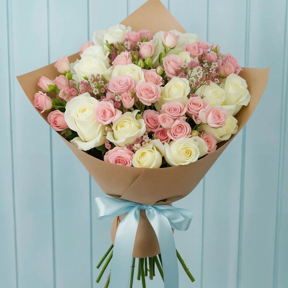 Букет цветов из: Розы в Ксеньевке