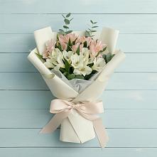 Букет цветов из:  Альстромерии в Ксеньевке