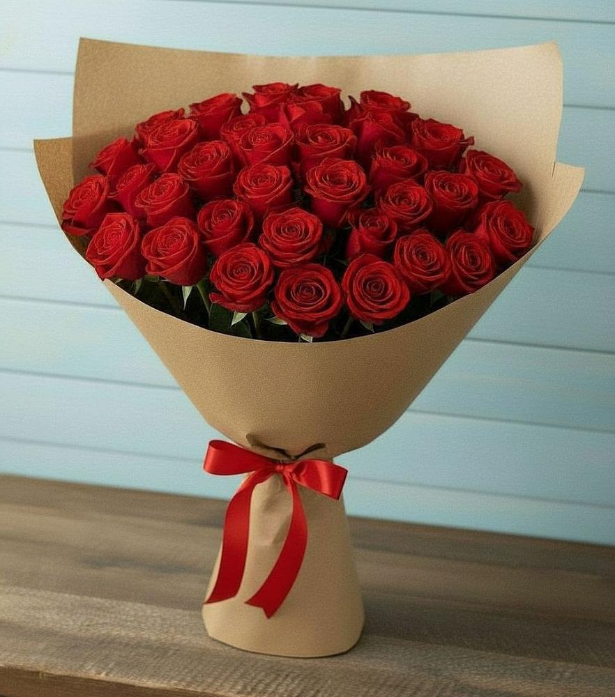 Букет Красные розы Милано в Ксеньевке