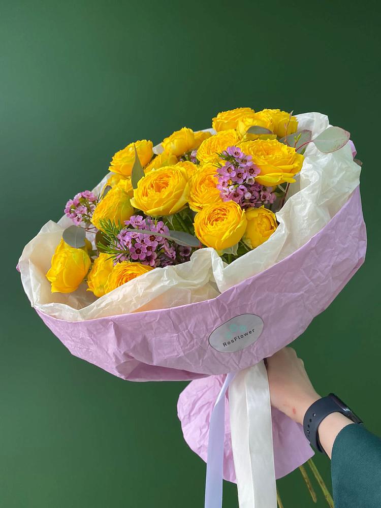 Кустовые желтые розы в Ксеньевке Букет Кустовые желтые розы в Ксеньевке