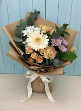 Букет цветов из:  Герберы и Хризантемы в Ксеньевке