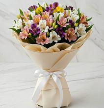 Букет цветов из:  Альстромерии #REPLACE_PRED# Ксеньевке