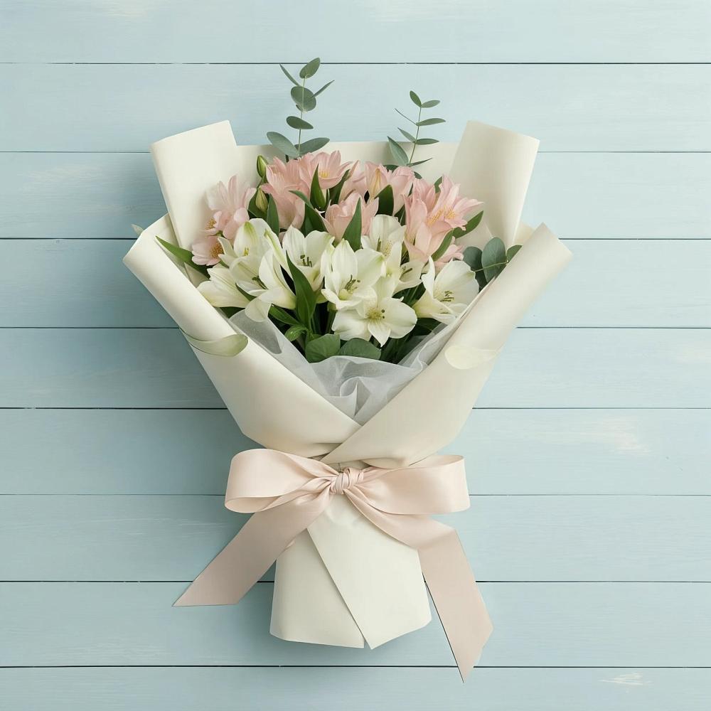 Букет цветов из: Альстромерии в Ксеньевке