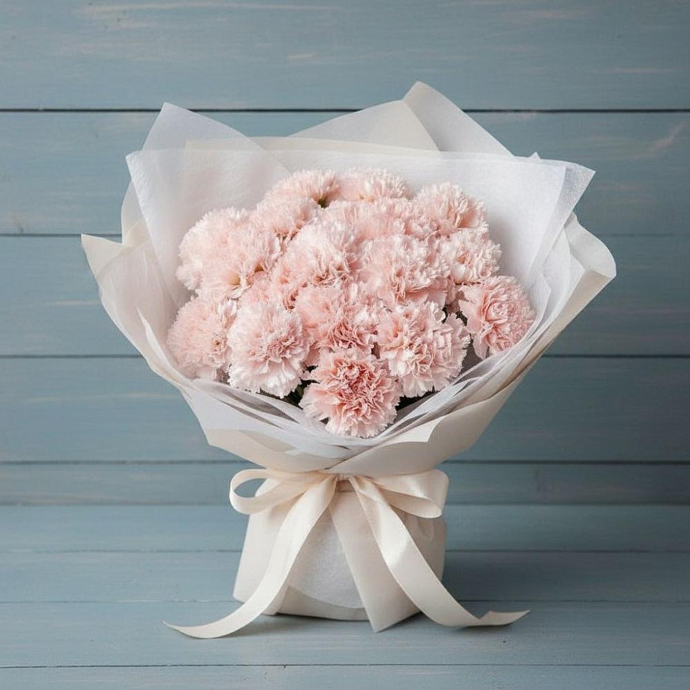 Букет цветов из: Гвоздики в Ксеньевке