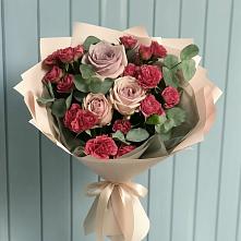 Букет цветов из:  Гвоздики и Розы в Ксеньевке